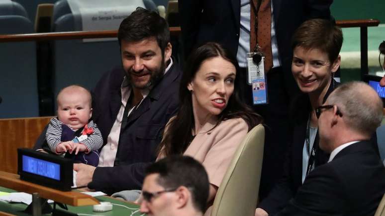 Primeira-ministra da Nova Zelândia, Jacinda Ardern, durante 73ª Assembleia Geral das Nações Unidas