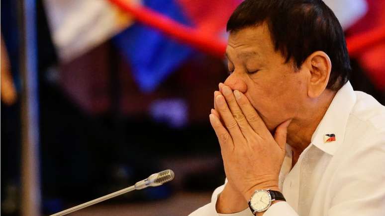 Duterte adotou medidas que foram alvo de repúdio em diversas ocasiões, mas ainda têm apoio interno amplo no país