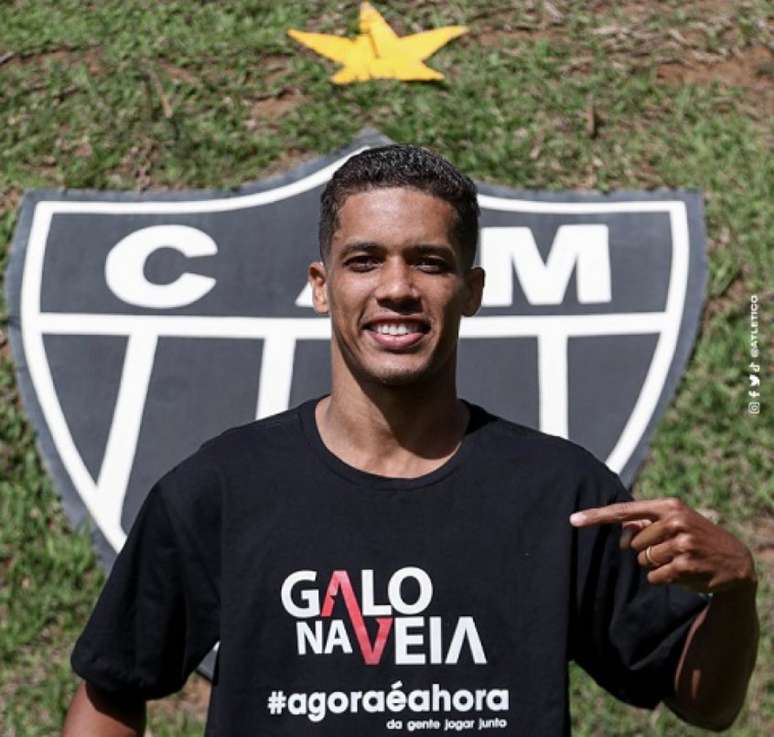 Pedrinho foi anunciado como reforço do Atlético-MG (Foto: Divulgação)