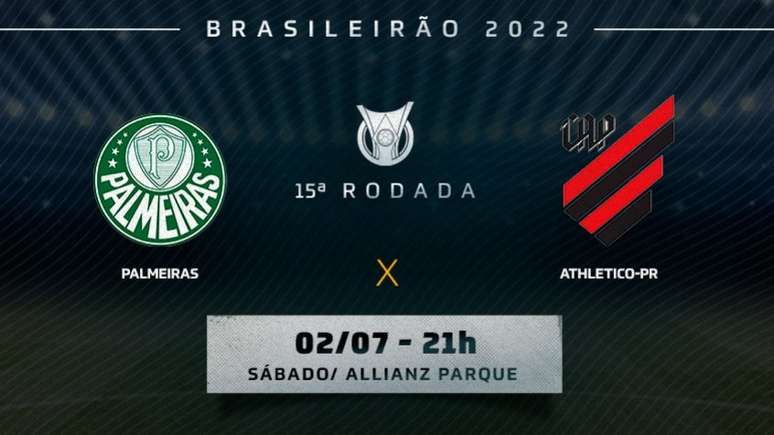 Palmeiras recebe o Athletico-PR em duelo pelo Brasileirão (Montagem LANCE!)