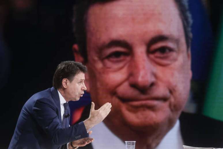 Draghi e Conte vão debater tensão no governo na próxima segunda