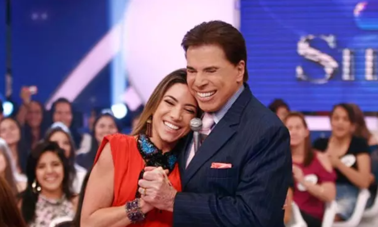 Silvio Santos e Patrícia Abravanel