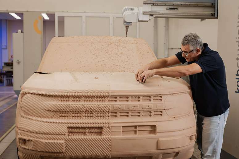 Modelagem do SUV Bronco Sport realizada pela Ford na Bahia.