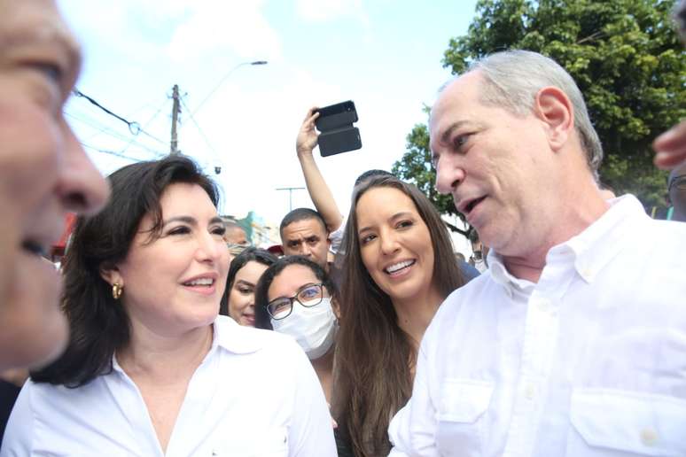 Simone Tebet e Ciro Gomes em Salvador 