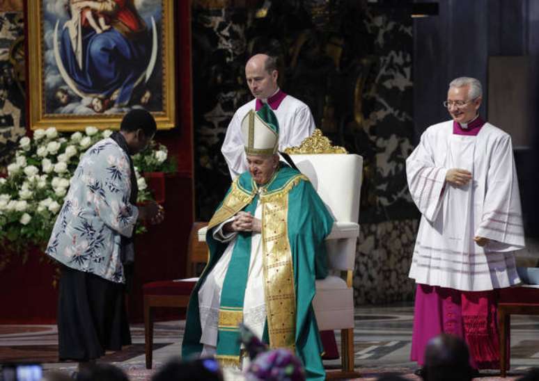 Papa rezou pela RDC em missa e por Ucrânia no Angelus