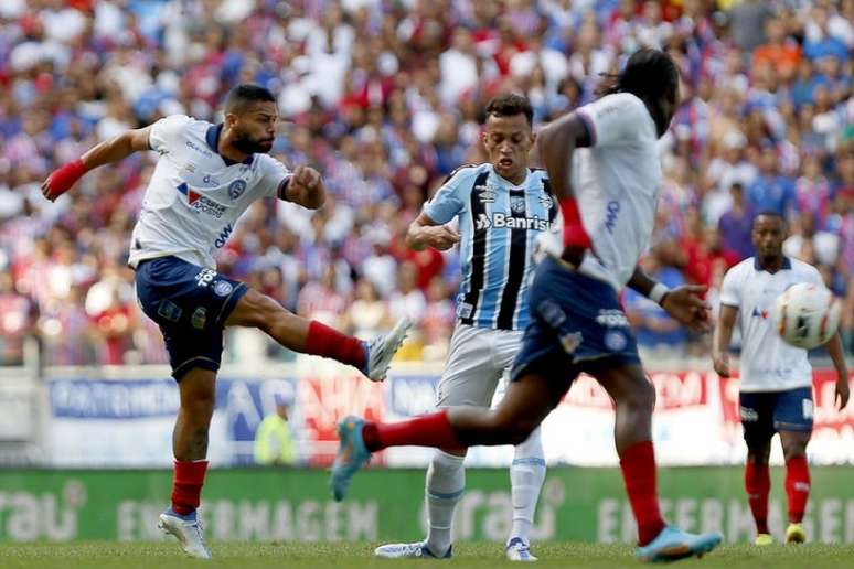Bahia e Grêmio empataram sem gols (Foto: Felipe Oliveira / EC Bahia)