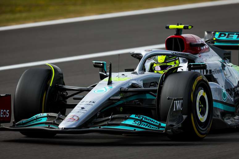 Hamilton no GP da Inglaterra