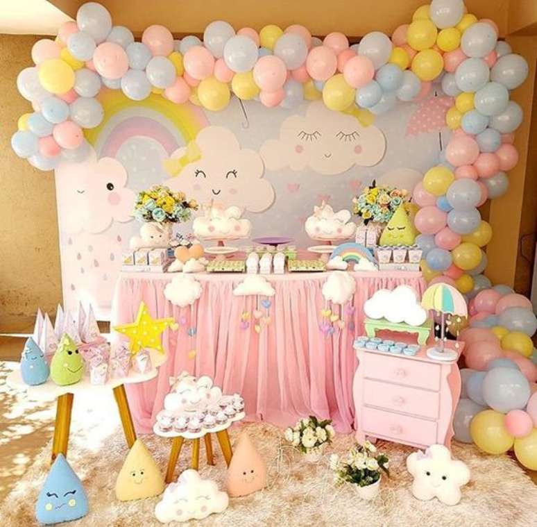 2. A chuva de ben&ccedil;&atilde;o vem de uma passagem b&iacute;blica. Foto: Ruanita Barros