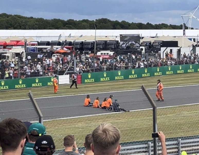 Invasores tentam protestar na pista de Silverstone 