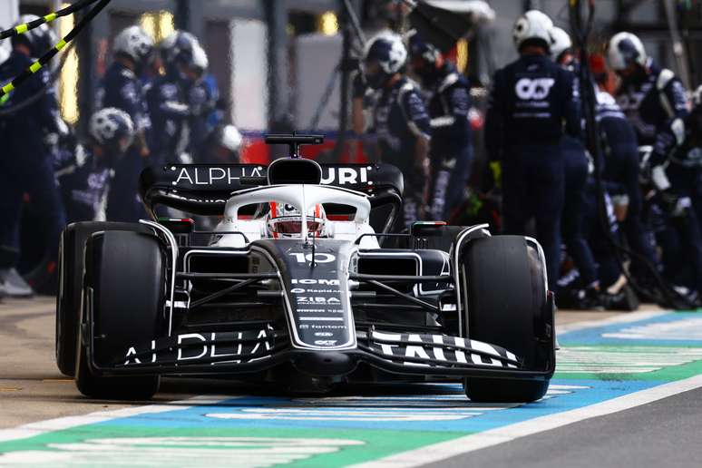 Pierre Gasly abandonou em Silverstone 