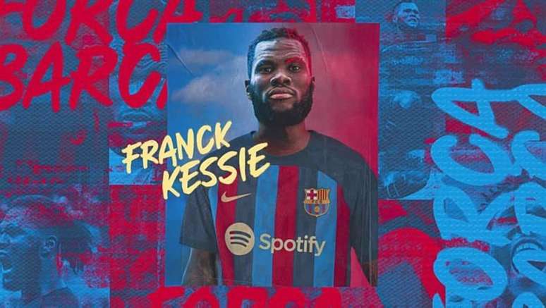 Franck Kessie é anunciado pelo Barcelona nesta segunda-feira.