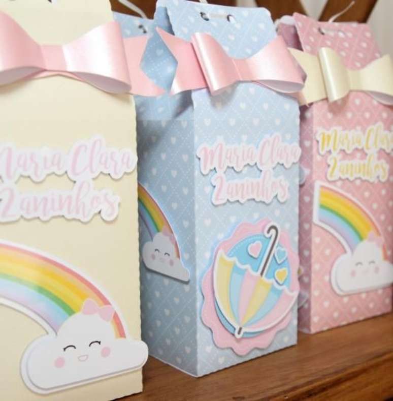 8. A lembrancinha &eacute; um dos principais elementos de uma boa festa chuva de ben&ccedil;&atilde;o. Foto: Festas