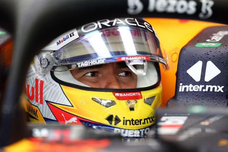 Sergio Pérez teve de se recuperar e, assim, atingiu altas velocidades em Silverstone 
