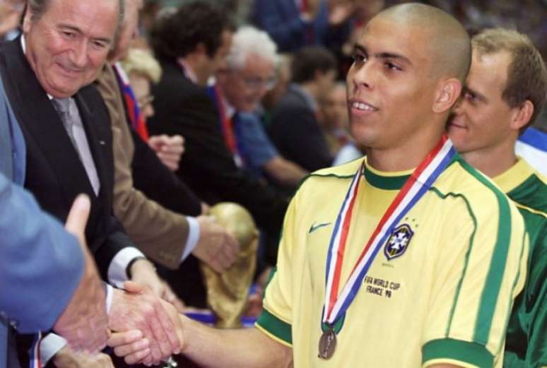 Ronaldo teve uma convulsão antes da final contra a França, em 1998 (AFP)