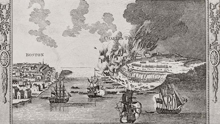 Ataque de Bunker Hill: Boston concentrou grande parte do movimento de rebelião das 13 colônias