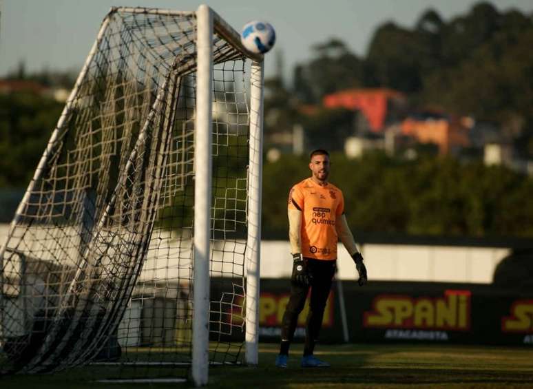 Guilherme durante treino do Timão (Foto: Rodrigo Coca/Agência Corinthians)