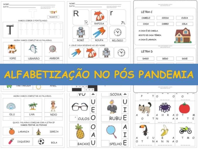 Caça palavras para educação infantil e alfabetização - Educador