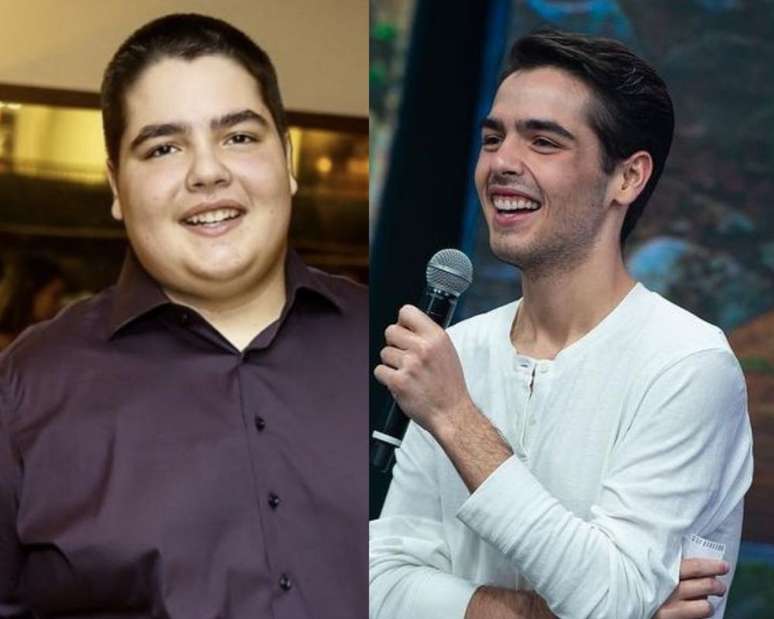 João Guilherme Silva, antes e depois
