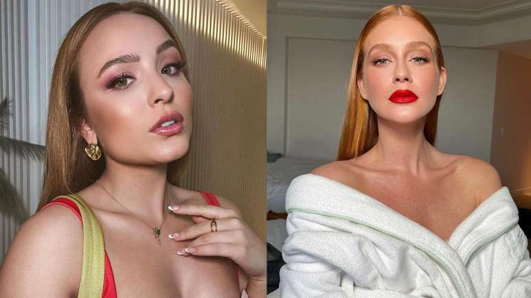 As atrizes Larissa Manoela e Marina Ruy Barbosa s&atilde;o adeptas do sleek hair