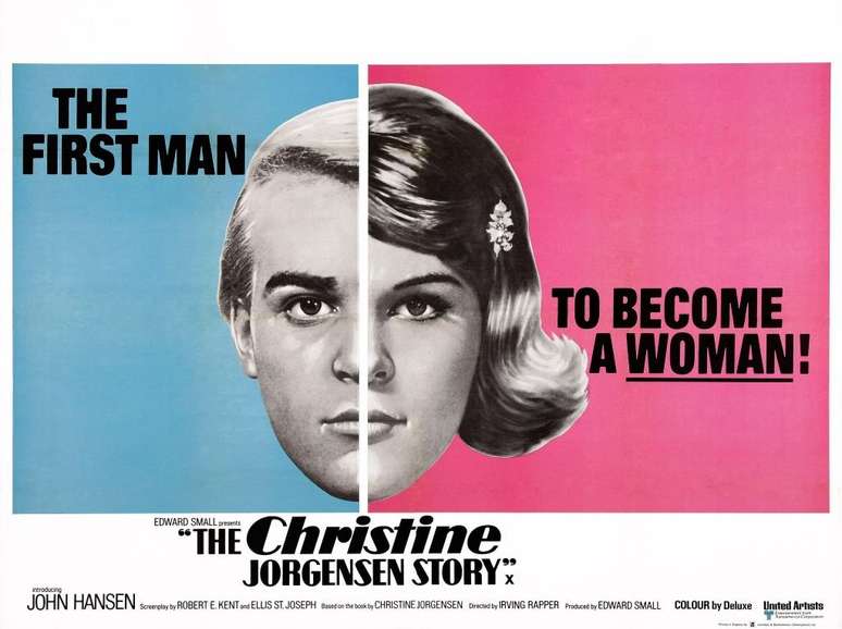 Cartaz do filme de 1970 A história de Christine Jorgensen
