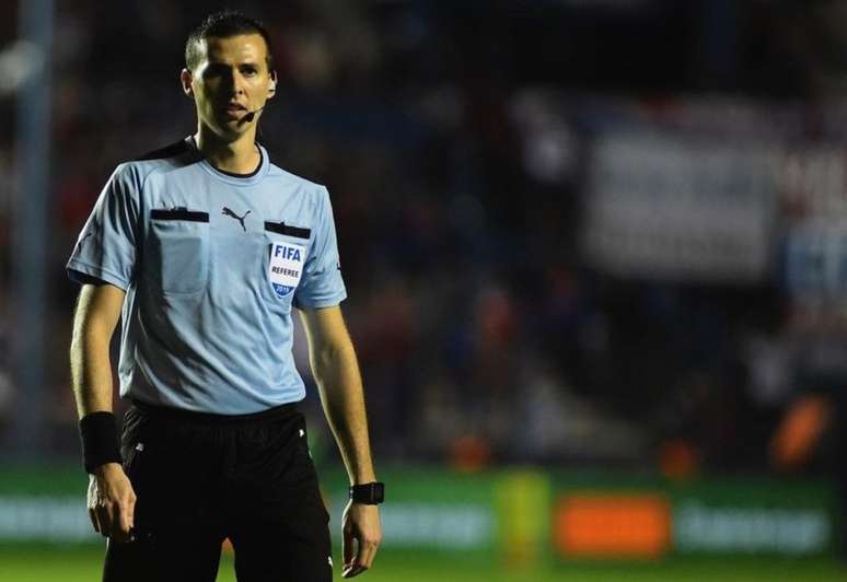 Matonte apitou a vitória do Timão sobre o Boca na fase de grupos da Libertadores (Foto: Reprodução)