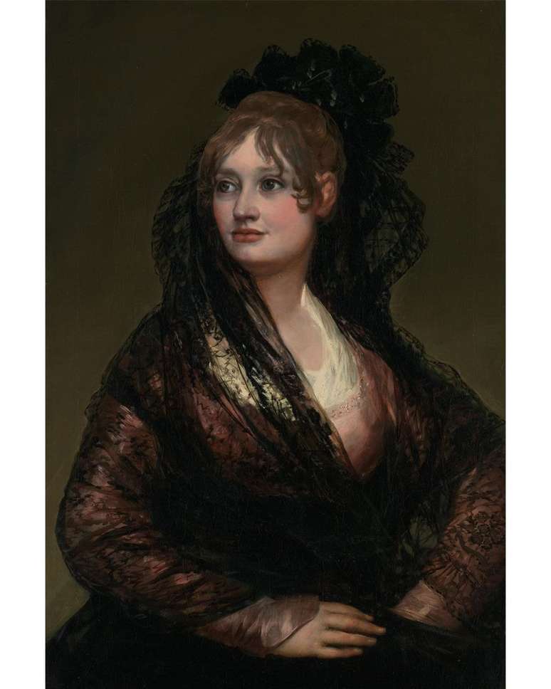 Em 1980, foi descoberto um segundo retrato misterioso sob o quadro 'Dona Isabel de Porcel', de Goya (cerca de 1805), que agora pode ser visto com muito mais clareza