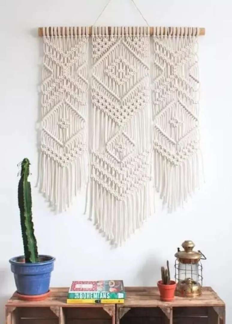 30. Modelo de tapeçaria de parede macramê. Fonte: Aliexpress