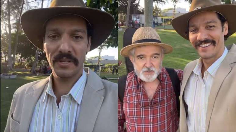 Nos Stories, Guito compartilhou alguns detalhes de 'Pantanal'.