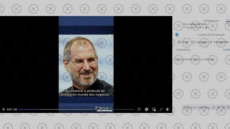 V&iacute;deo com texto falso atribu&iacute;do a Steve Jobs &eacute; compartilhado nas redes sociais
