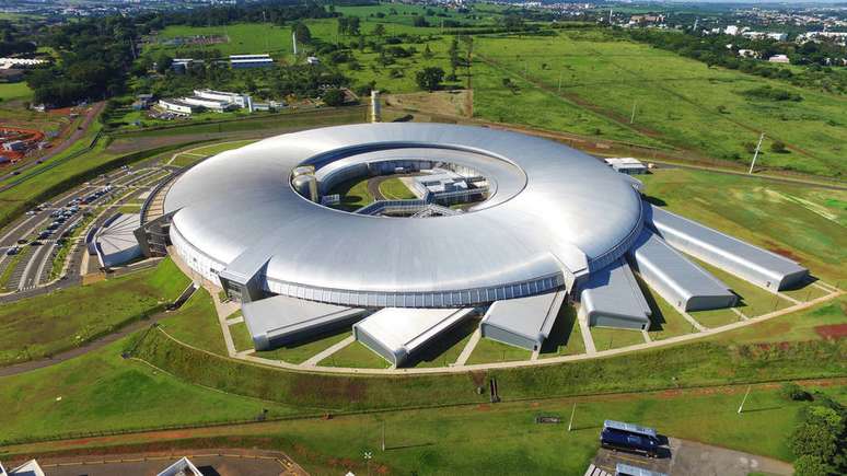 Sirius, acelerador de part&iacute;culas brasileiro.