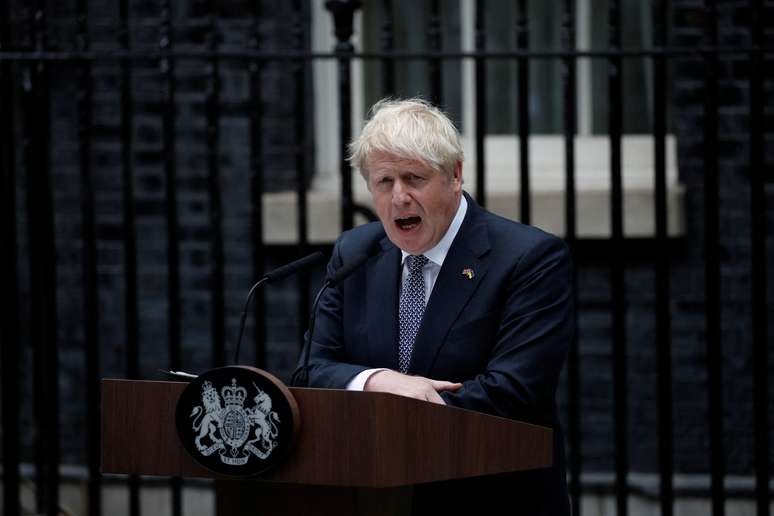Boris Johnson renunciou ao cargo de primeiro-ministro do Reino Unido 