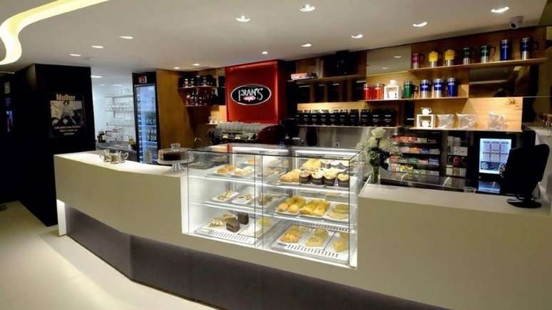 Imagem de uma cafeteria do Fran