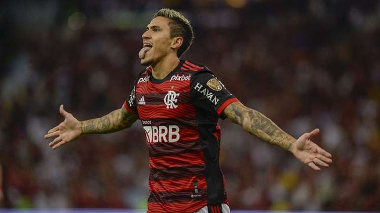 Pedro foi o cara da vitória do Flamengo sobre o Tolima, pela Libertadores (Foto: Marcelo Cortes / Flamengo)