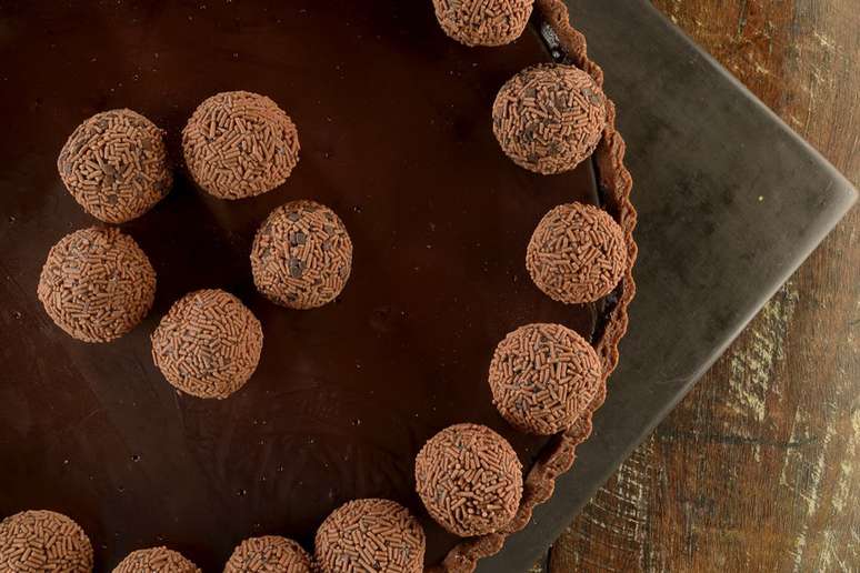 Torta Cremosa de Brigadeiro (R$ 26,00) da Praça São Lourenço.