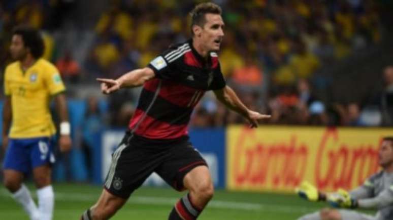 Klose brilhou e se tornou o maior artilheiro de todas as Copas (AFP)