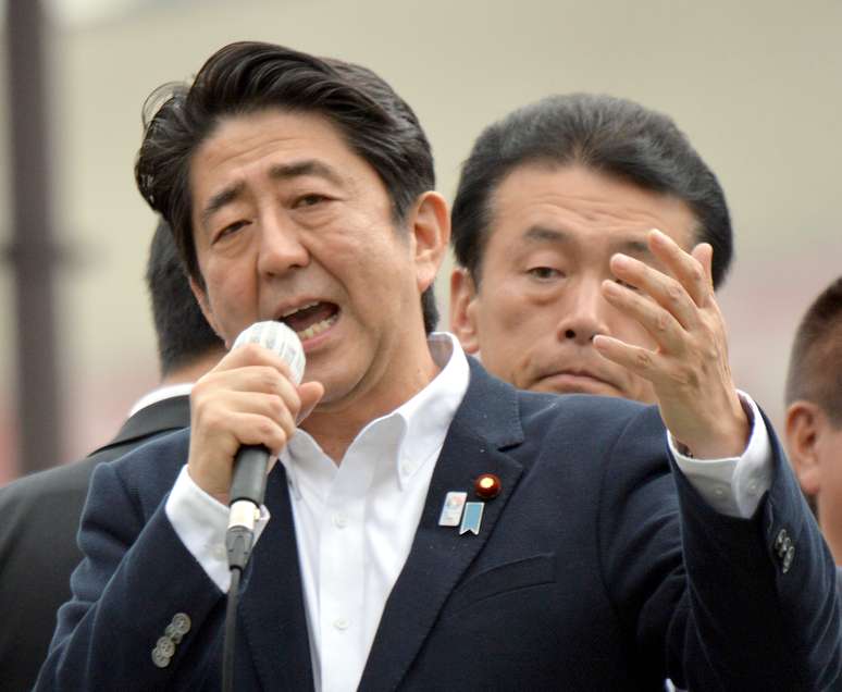 Ex-primeiro ministro do Jap&atilde;o Shinzo Abe