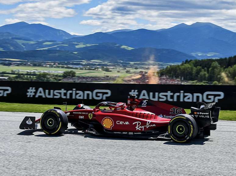 Charles Leclerc no TL1 para o GP da Áustria