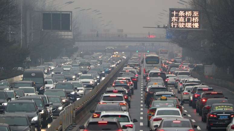 Trânsito na China