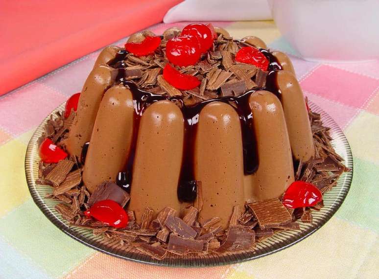 Pudim tenta&ccedil;&atilde;o de chocolate | Foto: Guia da Cozinha