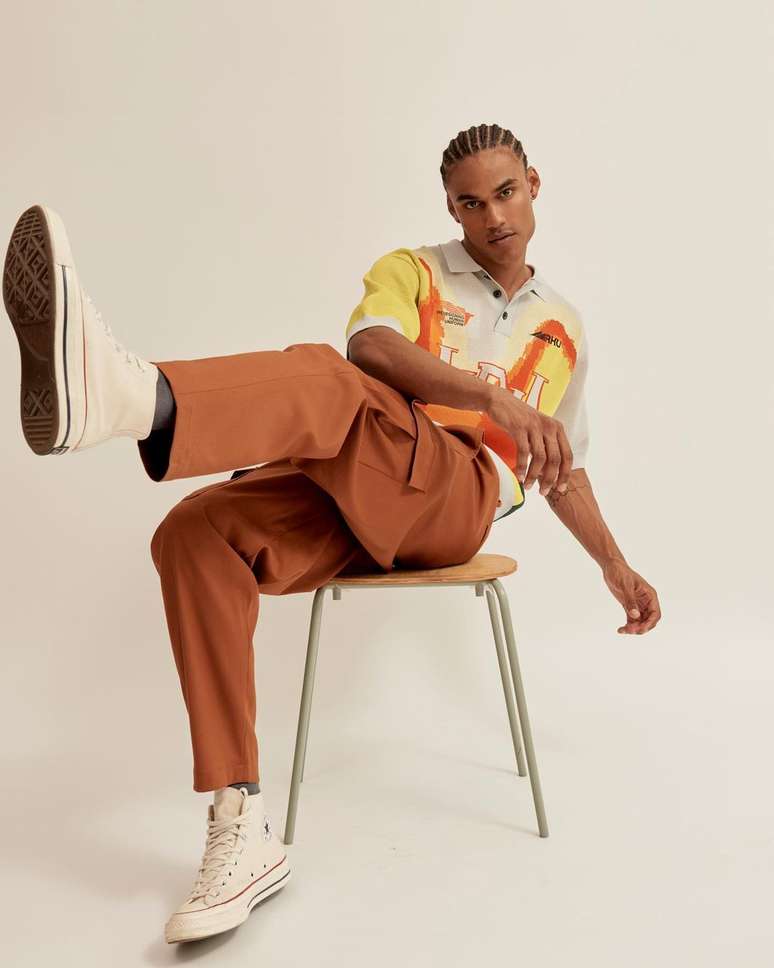 Matheus Hava, modelo e ex-ambulante