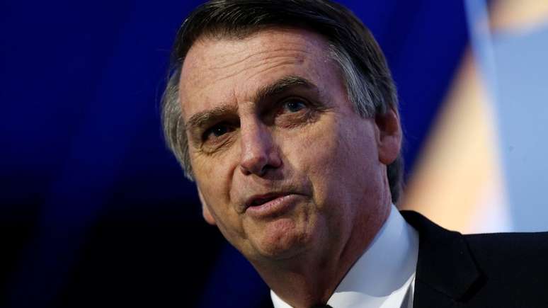 O presidente Jair Bolsonaro aparece em segundo lugar nas pesquisas de intenção de voto