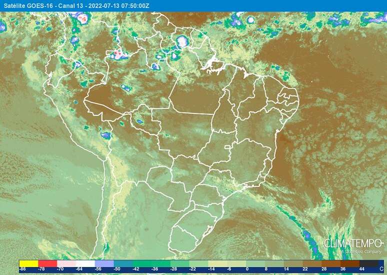 Quarta-feira será fria no Sul do Brasil e há previsão de chuva para muitas áreas da região, mas em diferentes períodos do dia