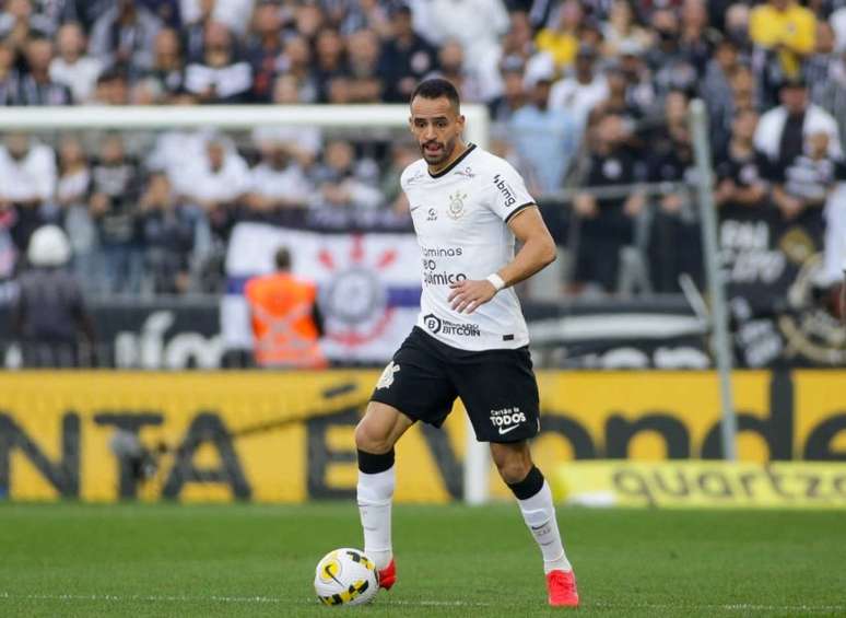 Renato em ação no Majestoso contra o São Paulo (Foto: Rodrigo Coca/Agência Corinthians)