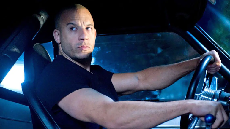 Vin Diesel interpreta o personagem Dominic Toretto em Velozes e Furiosos