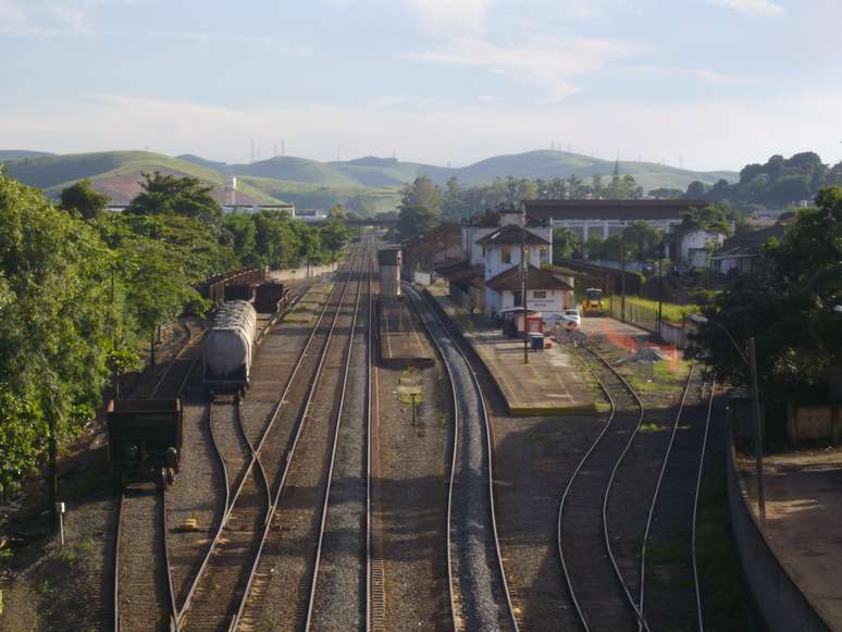 A Estação de Cruzeiro foi inaugurada pelo imperador D. Pedro II em 1884.