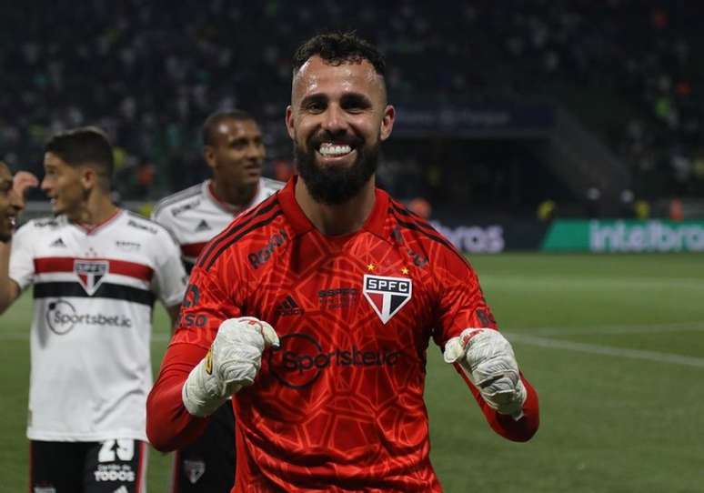 Jandrei foi o nome da classificação são-paulina no Allianz Parque nesta quinta (Foto: Rubens Chiri/São Paulo FC)