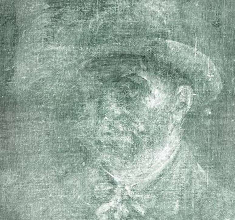 Autorretrato mostra a orelha esquerda de Van Gogh, cortada pelo pintor holandês em 1888