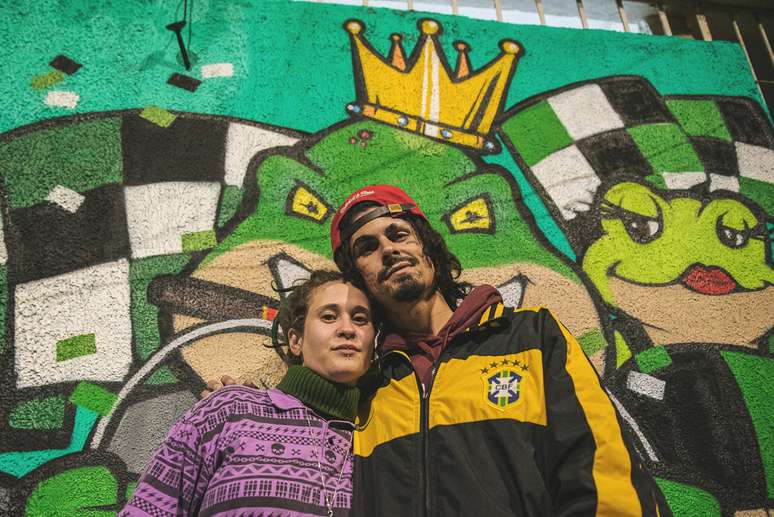 Flor MC e Pauê Ovelha Negra, organizadores da Batalha do Verde