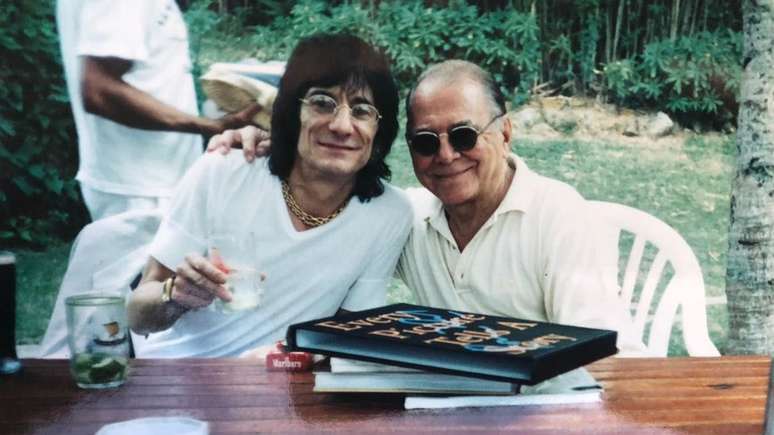 Ron Wood e Ivo Pitanguy