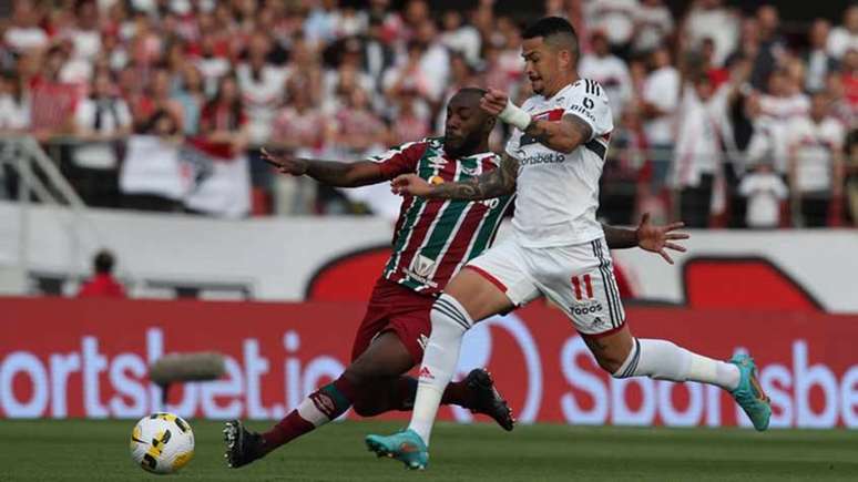 Luciano foi o autor do primeiro gol do Tricolor paulista (Foto: AlexSilva/LANCEPRESS!)